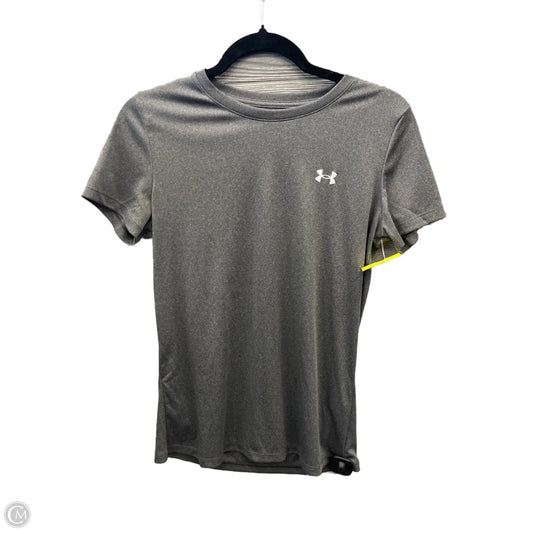 Athletic Top Short Sleeve By Under Armour In Grey