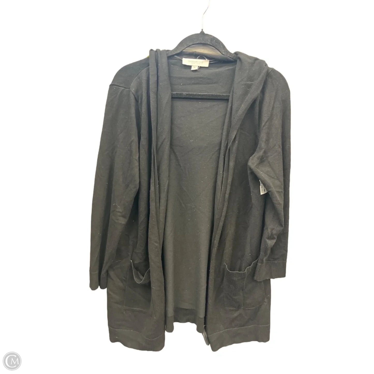 Cardigan By Clothes Mentor In Black, Size: L