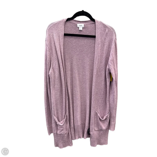 Cardigan By Old Navy In Purple, Size: L