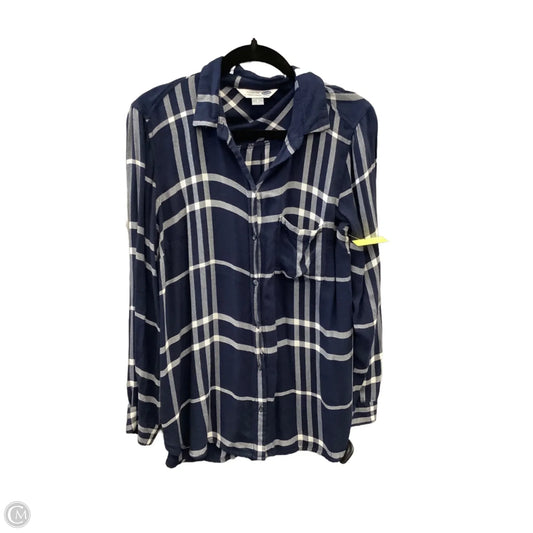 Top Long Sleeve By Old Navy In Polkadot Pattern, Size: L