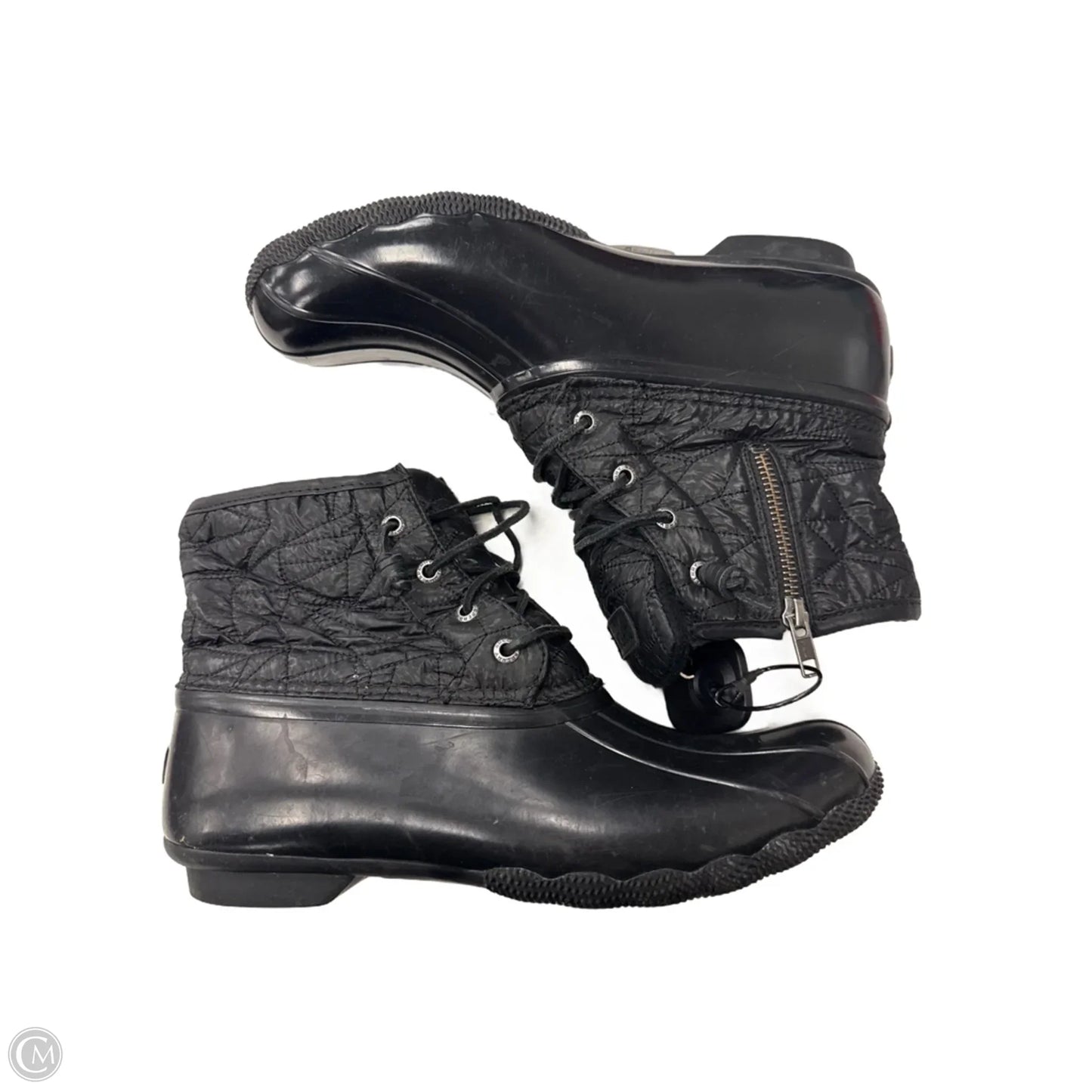 Boots Rain By Sperry In Black, Size: 10