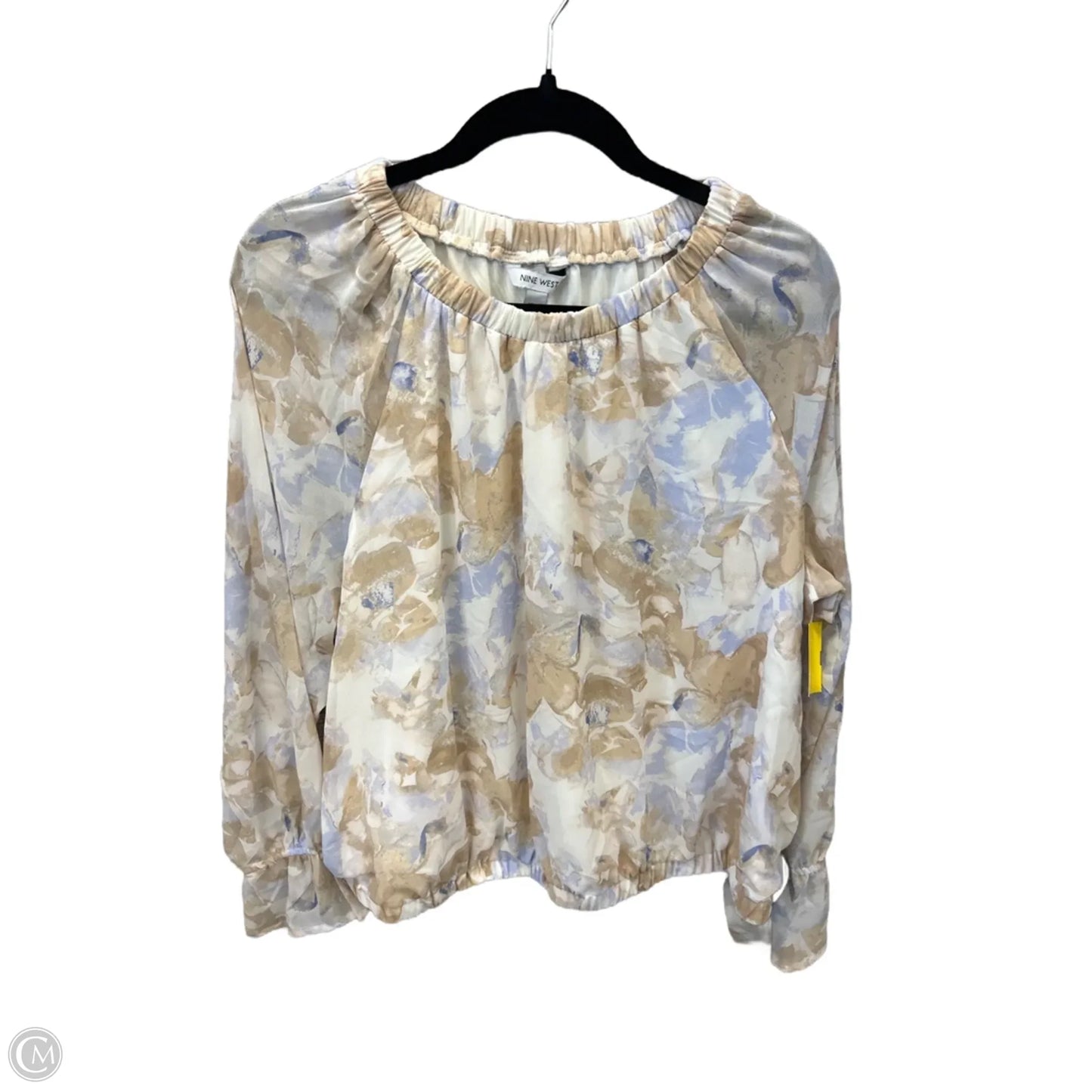 Top Long Sleeve By Nine West In Multi-colored, Size: Xxl