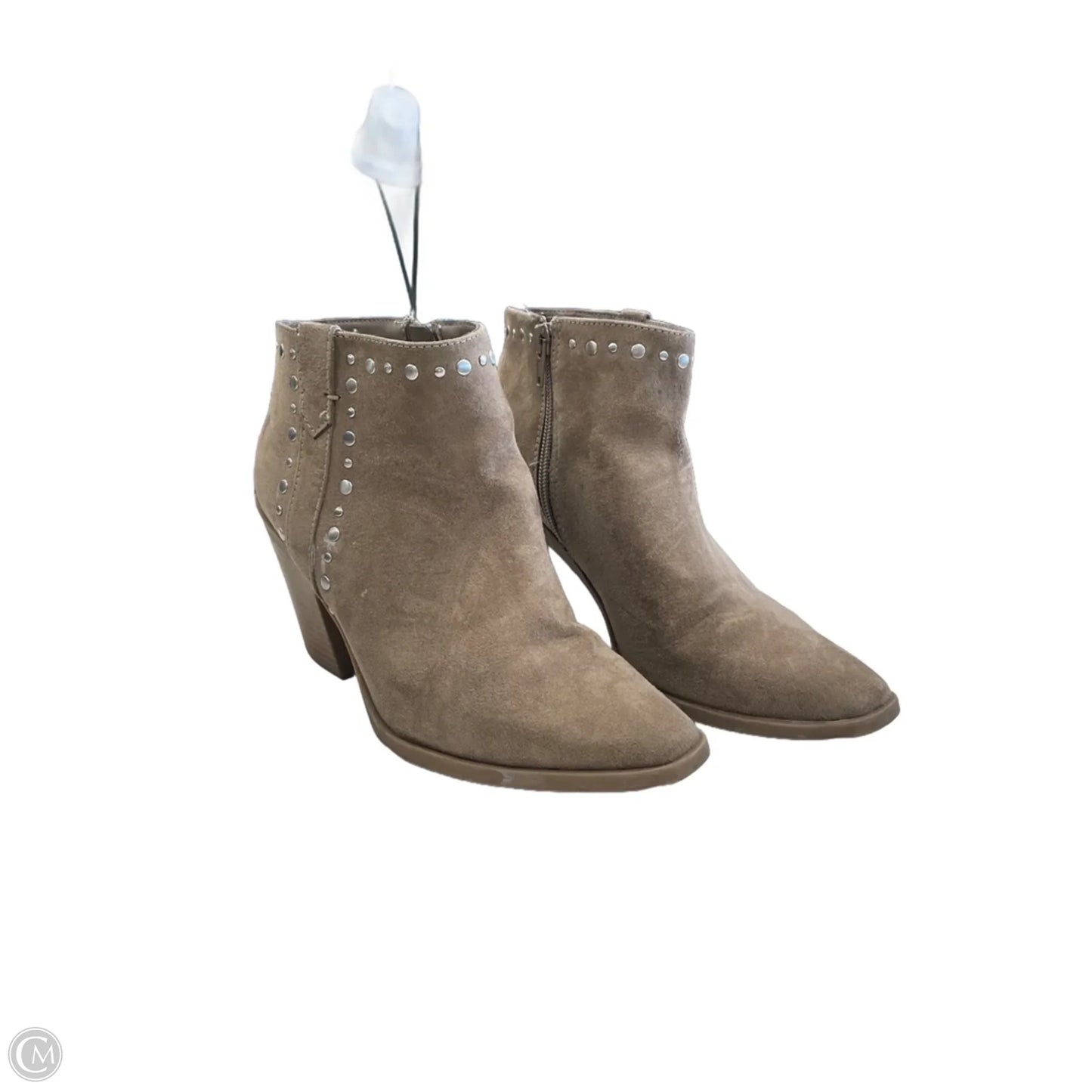 Boots Ankle Heels By Ana In Brown, Size: 7