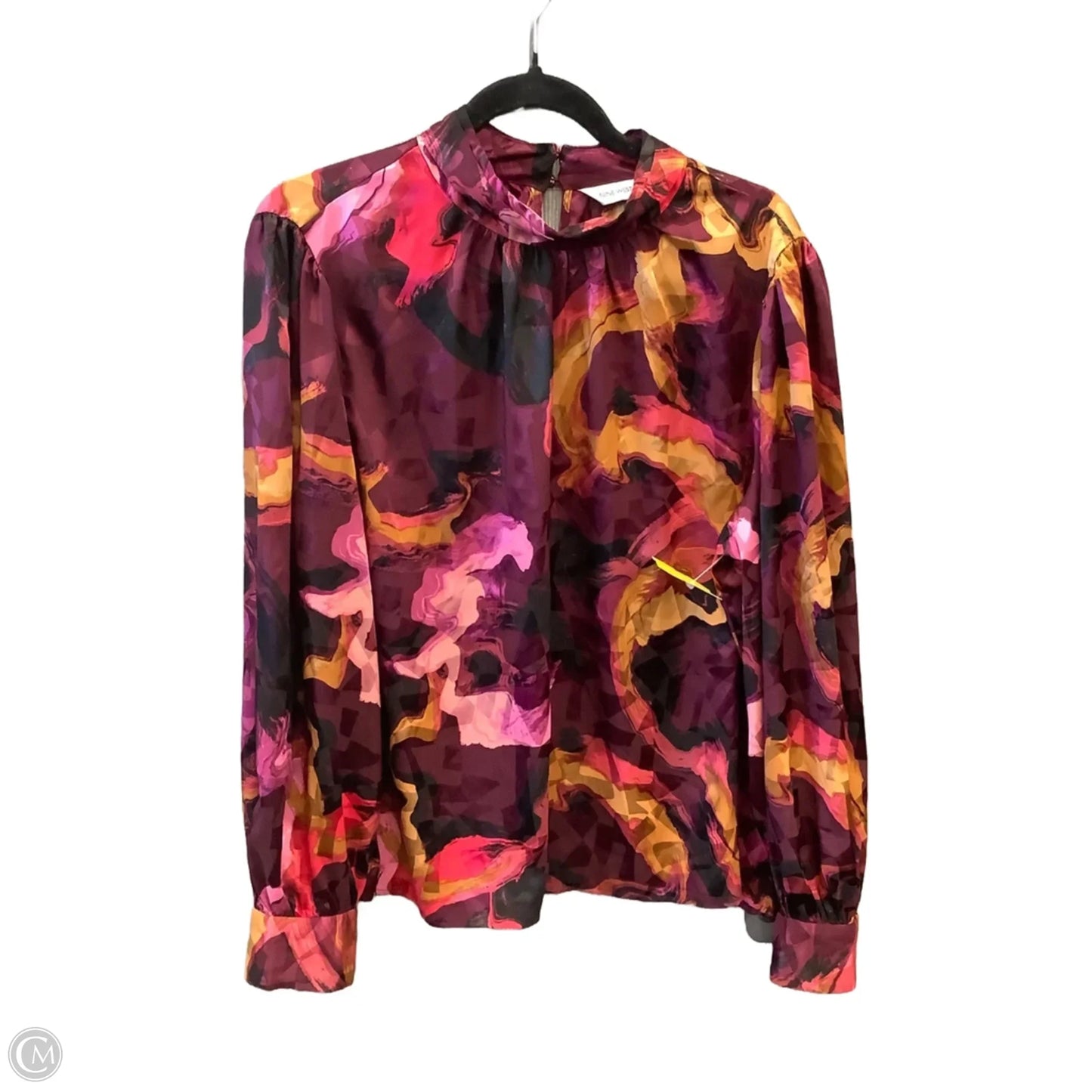 Top Long Sleeve By Nine West In Purple, Size: Xl