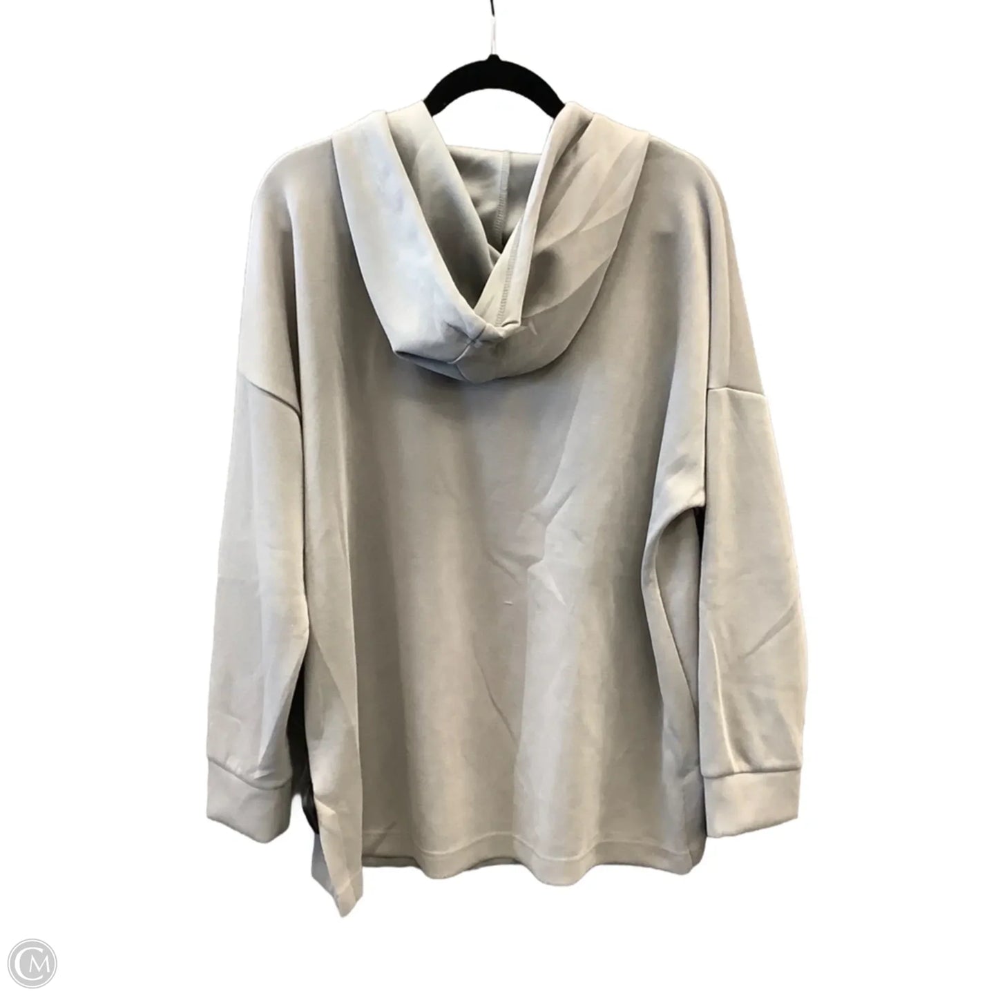 Sweatshirt Hoodie By Cable And Gauge In Grey, Size: Xl