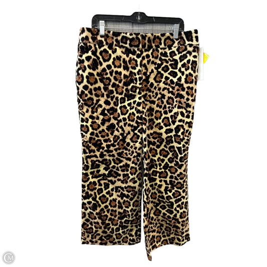 Pants Other By Loft In Animal Print, Size: 14p