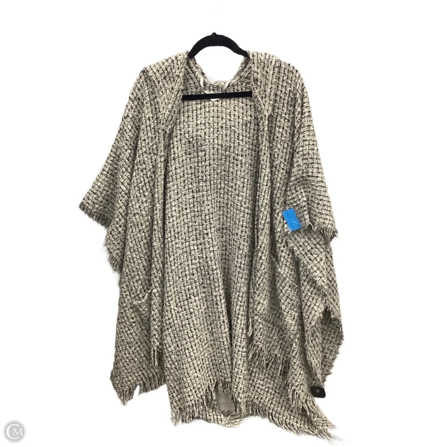 Shawl By Apt 9 In Grey, Size: Osfm