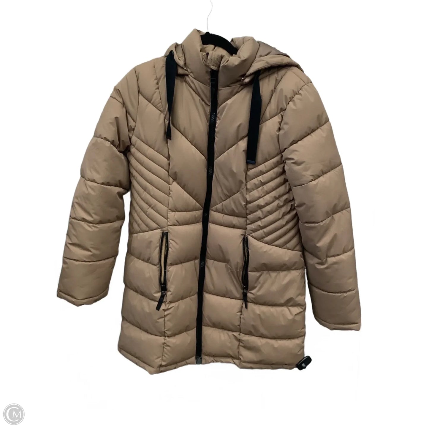 Coat Puffer & Quilted By Maurices In Brown, Size: S