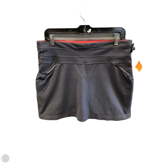Athletic Skirt By Athleta In Grey, Size: L