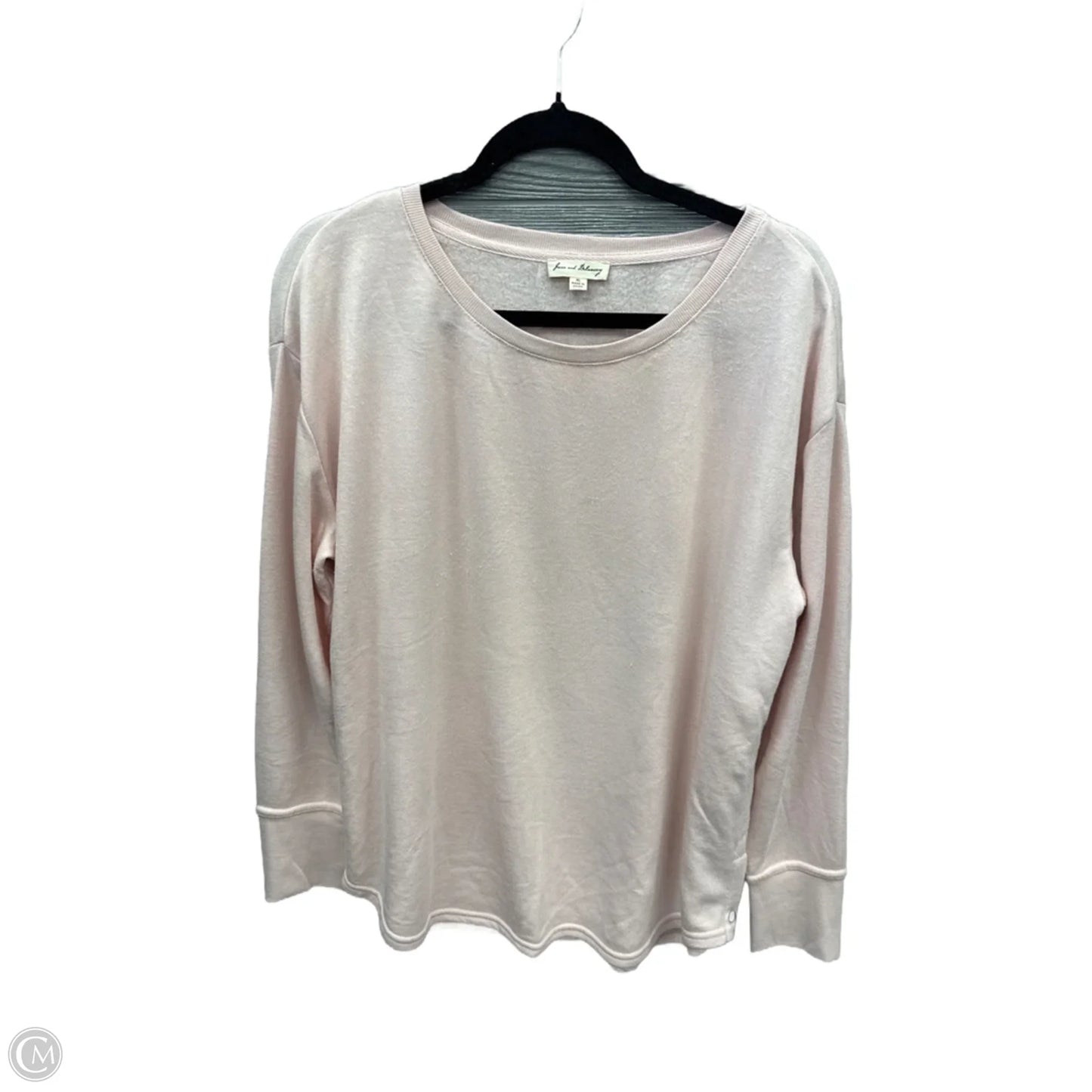Top Long Sleeve By Jane And Delancey In Pink, Size: Xl