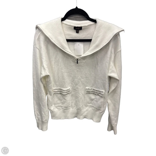 Sweatshirt Collar By Ontwelfth In White, Size: Xl