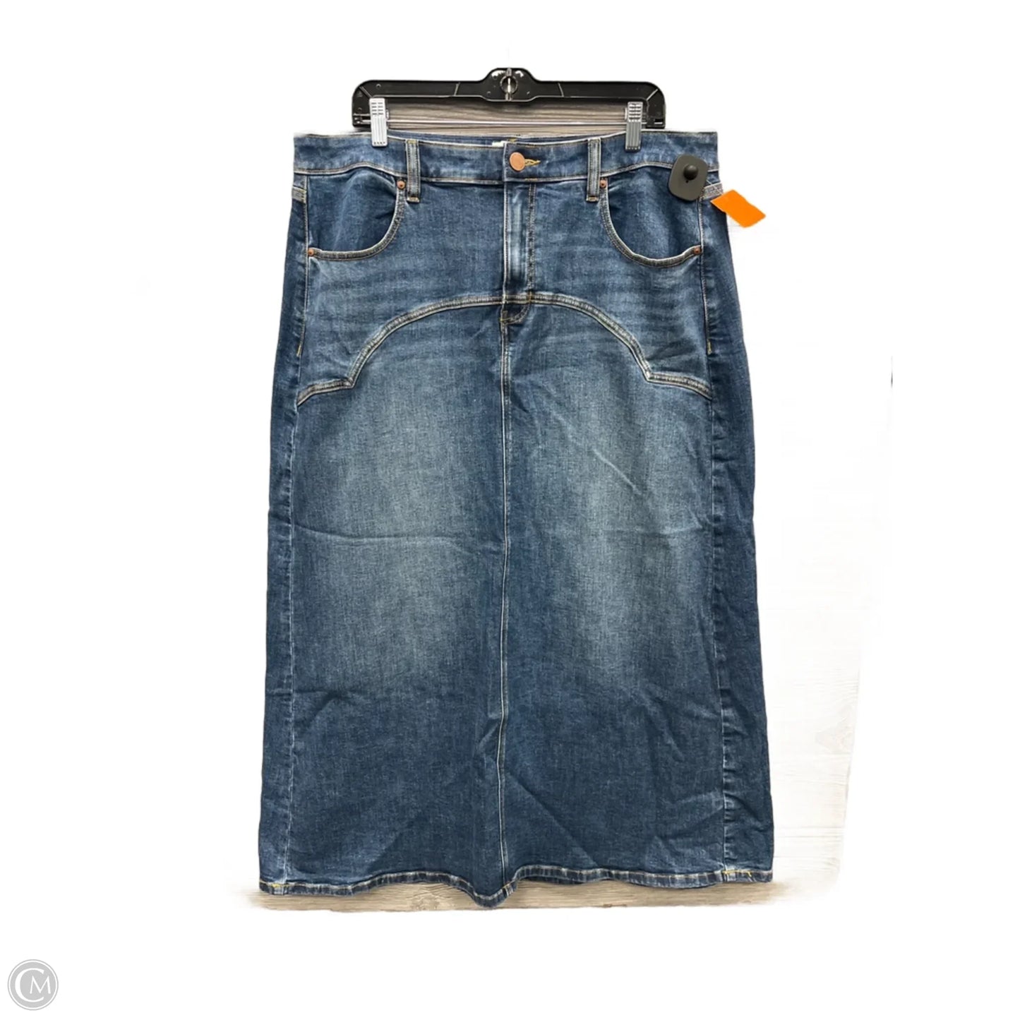 Skirt Maxi By Lane Bryant In Blue Denim, Size: 16