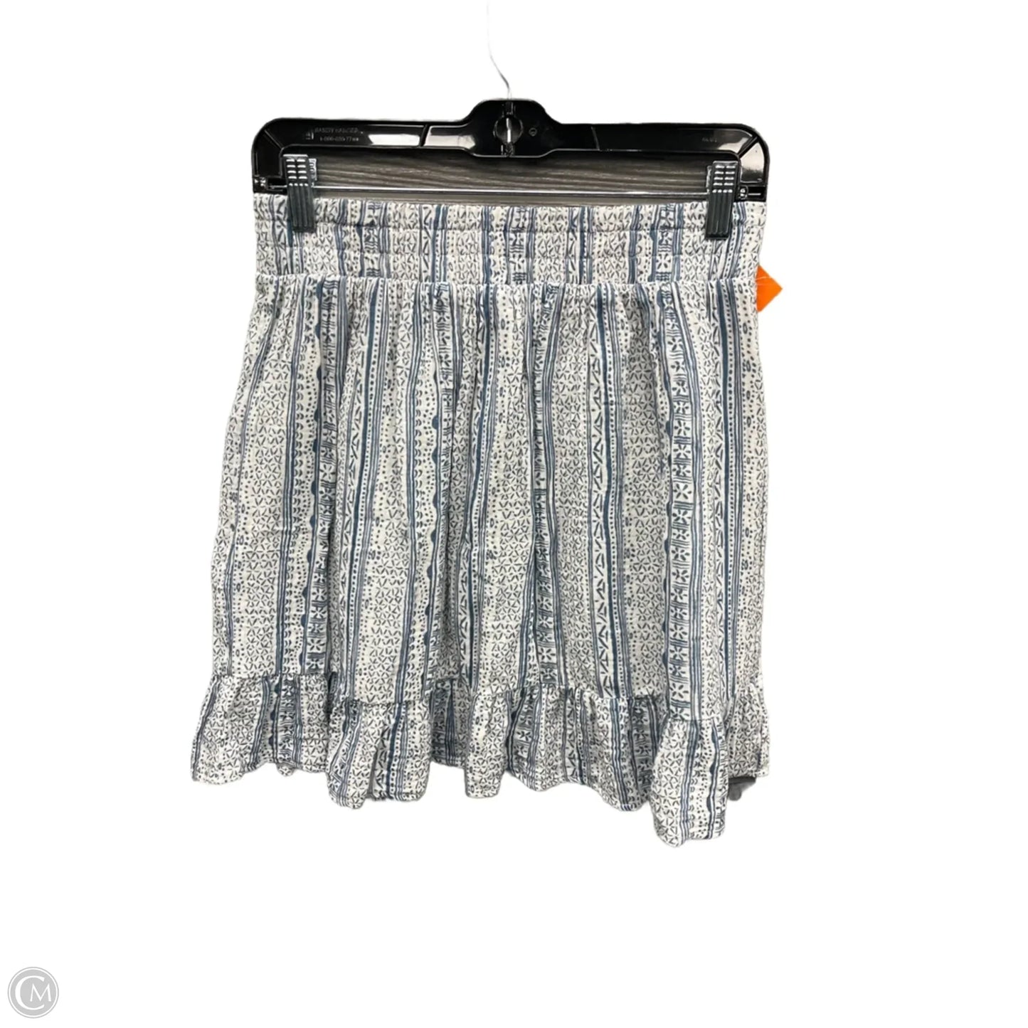 Skirt Mini & Short By Threads 4 Thought In Blue & White, Size: 4