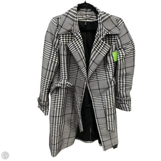 Coat Trench Coat By White House Black Market In Black & White, Size: M