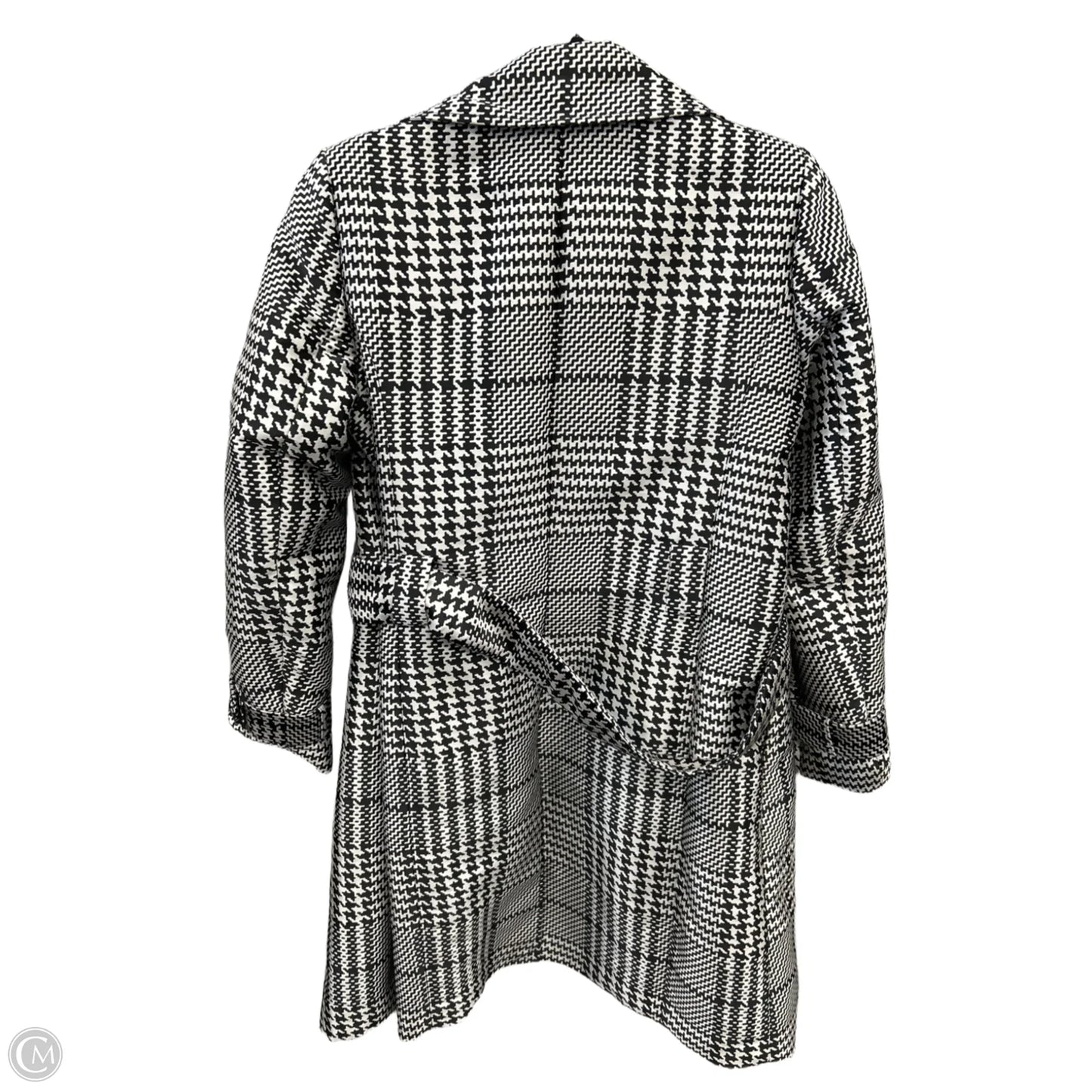 Coat Trench Coat By White House Black Market In Black & White, Size: M
