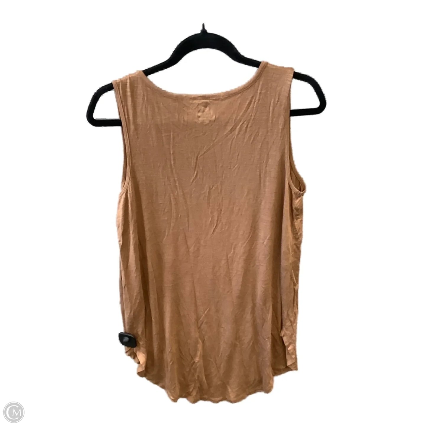 Top Sleeveless By Maurices In Tan, Size: M