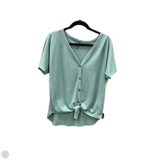 Top Short Sleeve By Clothes Mentor In Blue, Size: S