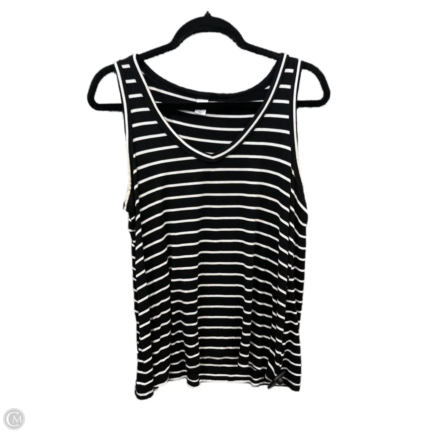Top Sleeveless By Old Navy In Striped Pattern, Size: M