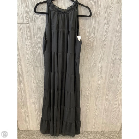 Dress Casual Maxi By Clothes Mentor In Black, Size: L