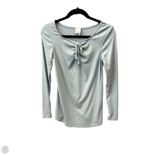Top Long Sleeve By Cme In Green, Size: S