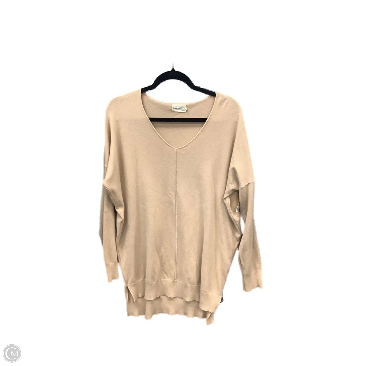 Sweater By Dreamers In Tan, Size: M