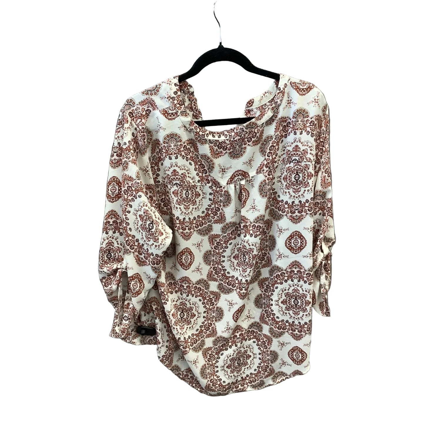 Top 3/4 Sleeve By Maurices In Multi-colored, Size: Xxl