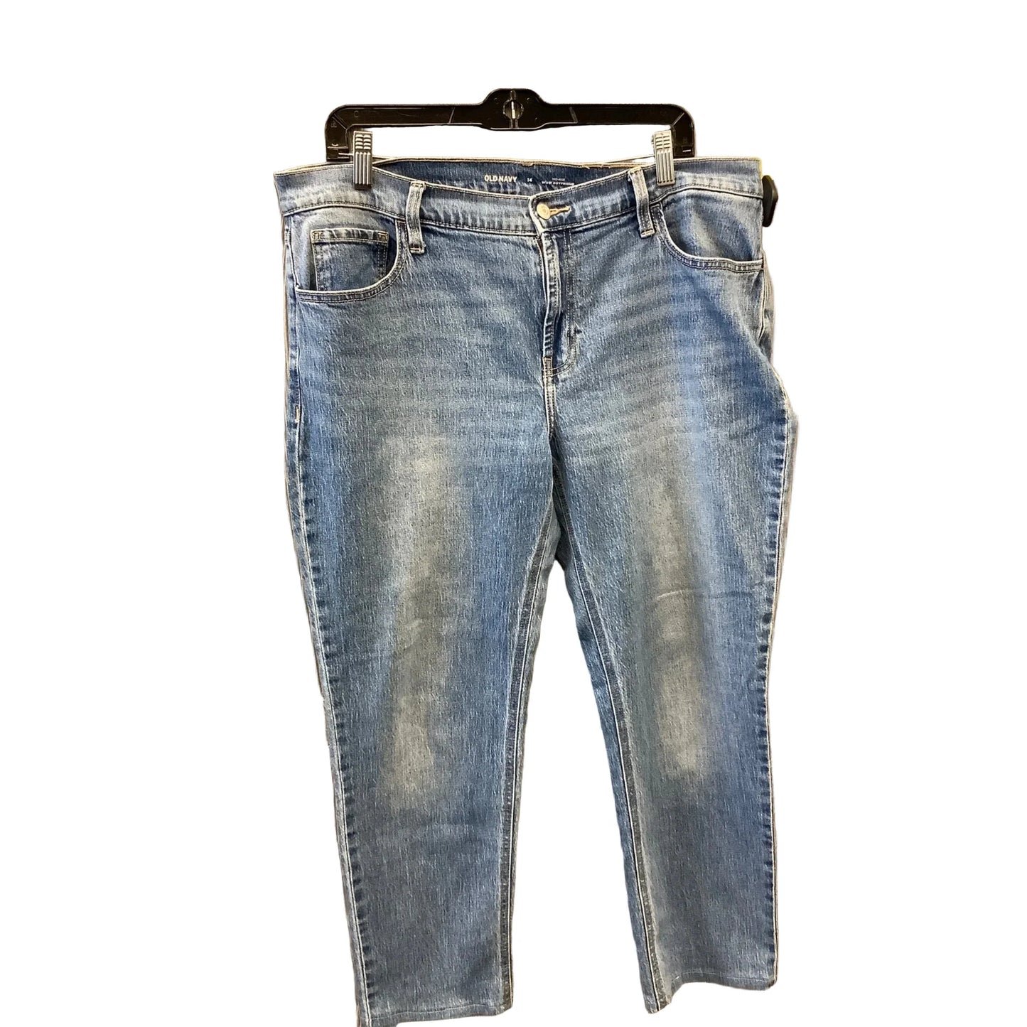 Jeans Boyfriend By Old Navy In Blue Denim, Size: 14