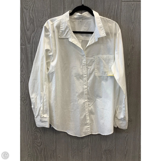 Top Long Sleeve Basic By Maurices In White, Size: Xl