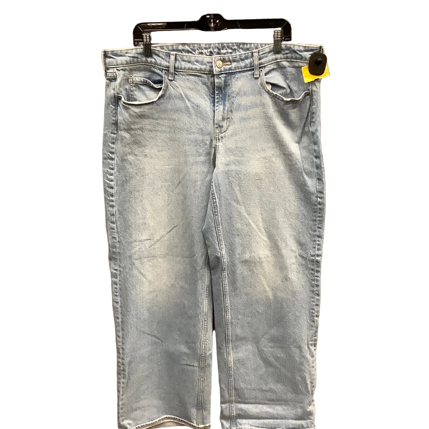 Jeans Straight By Old Navy In Blue Denim, Size: 14