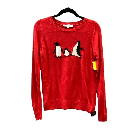 Sweater By Loft In Red, Size: M