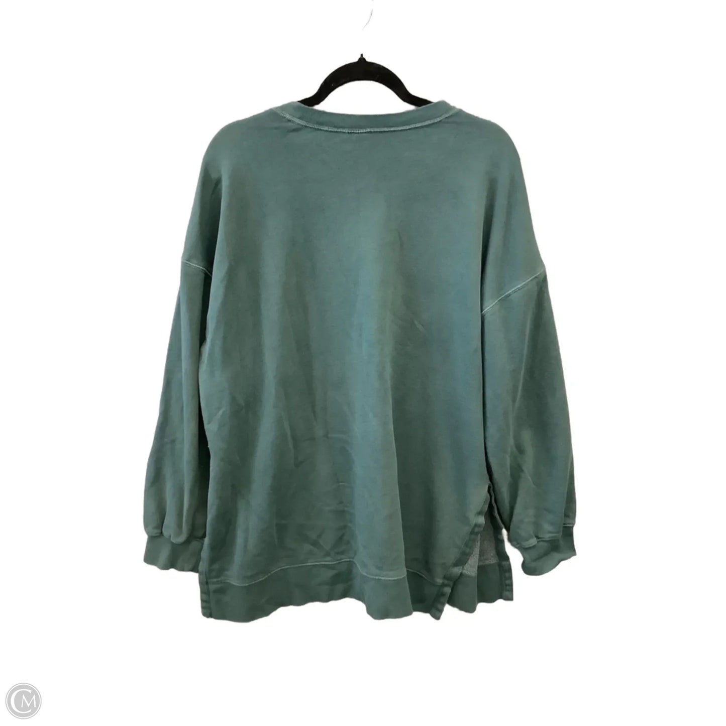 Sweatshirt Crewneck By Old Navy In Green, Size: L