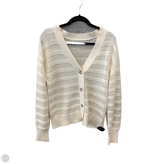 Sweater Cardigan By Sonoma In Cream, Size: L