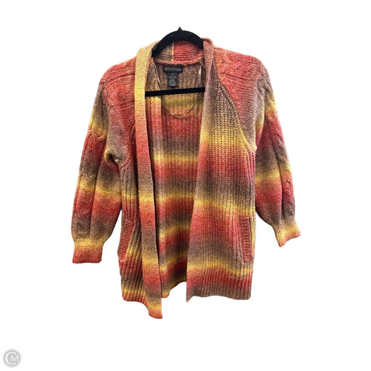 Sweater Cardigan By Clothes Mentor In Multi-colored, Size: M