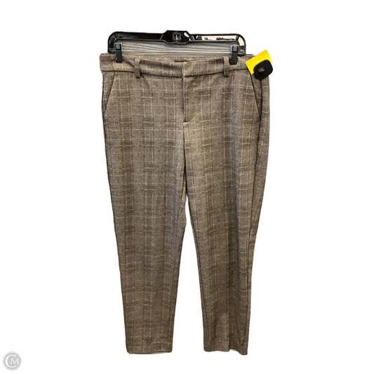 Pants Dress By Liverpool In Plaid Pattern, Size: 10
