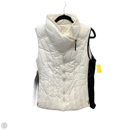 Vest Puffer & Quilted By Calvin Klein Performance In Cream, Size: Xl