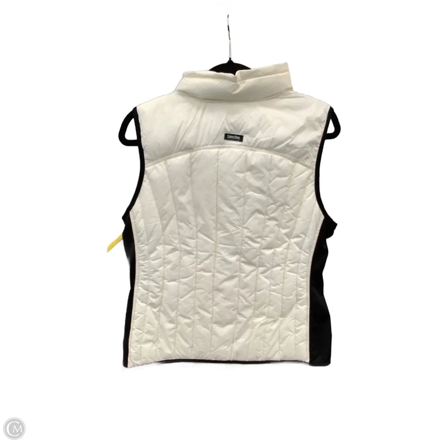 Vest Puffer & Quilted By Calvin Klein Performance In Cream, Size: Xl