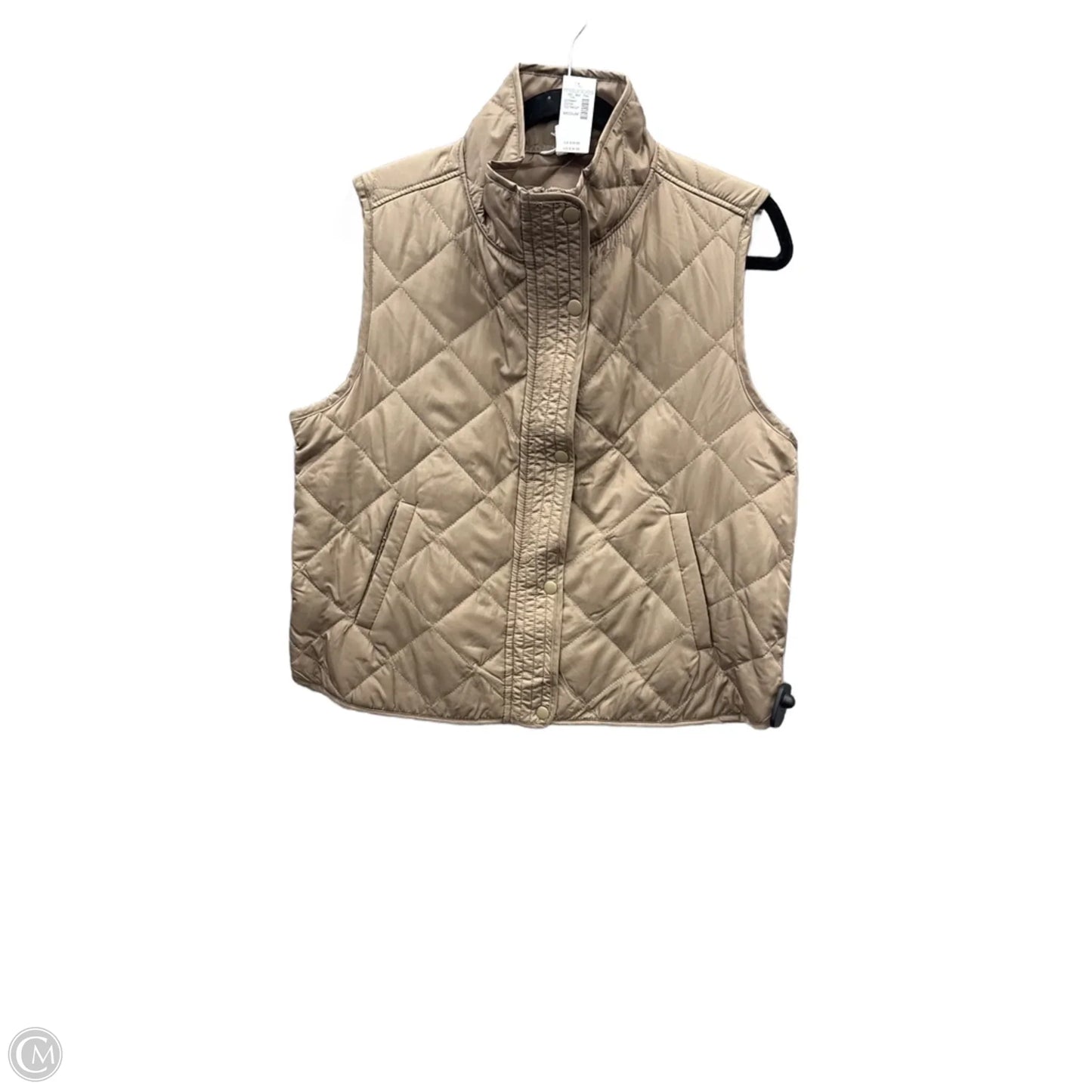 Vest Puffer & Quilted By Maurices In Tan, Size: M