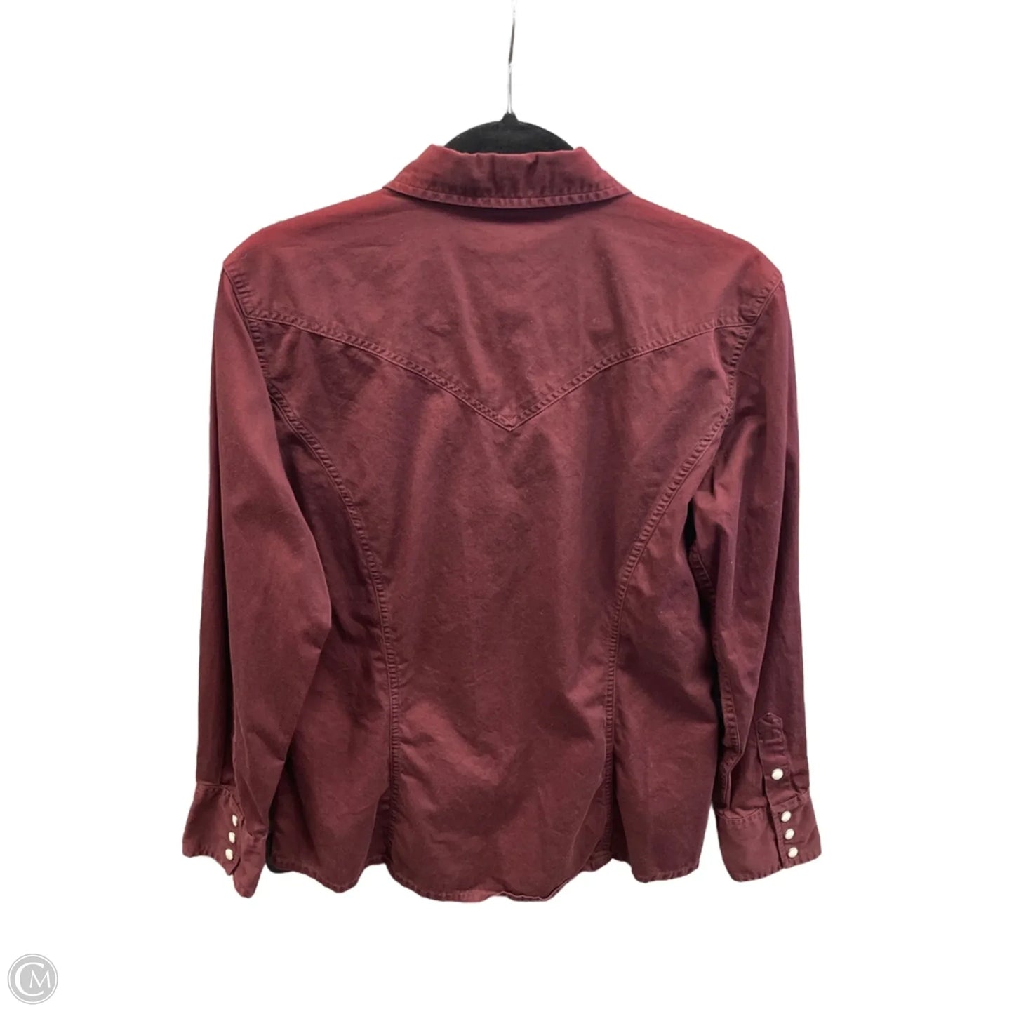 Top Long Sleeve By Carhartt In Red, Size: S