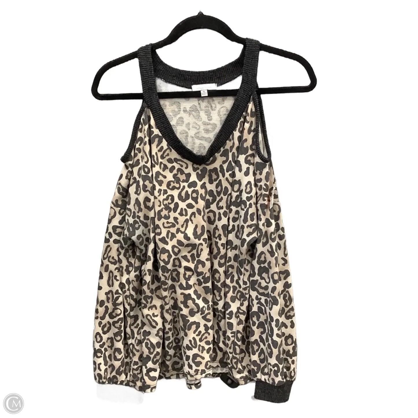 Top Long Sleeve By White Birch In Animal Print, Size: Xl