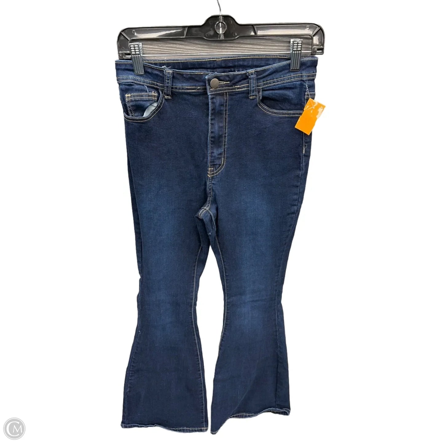 Jeans Flared By Clothes Mentor In Blue Denim, Size: 0