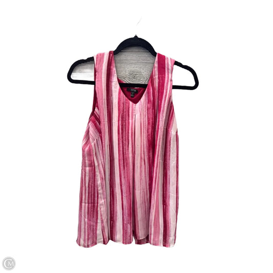 Top Sleeveless By Apt 9 In Striped Pattern, Size: 1x