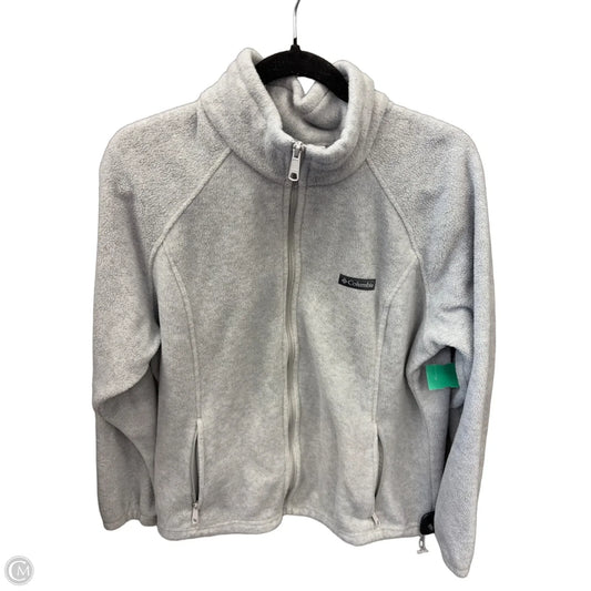 Jacket Fleece By Columbia In Grey, Size: Xxl
