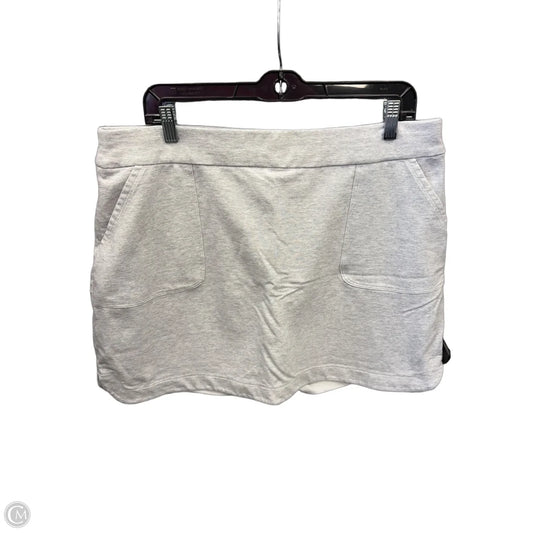 Skort By Chicos In Grey, Size: 2x