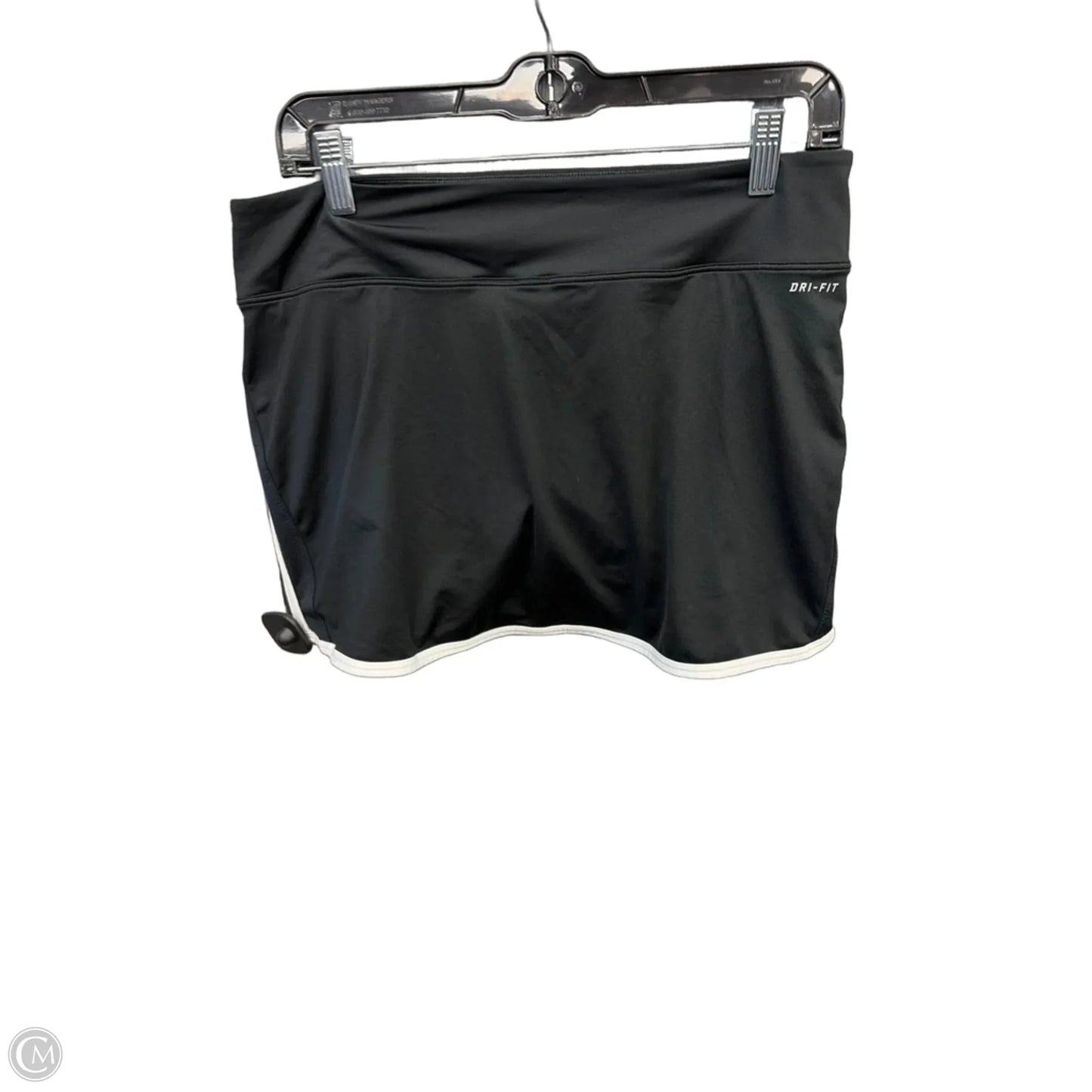 Athletic Skort By Nike Apparel In Black & White, Size: L