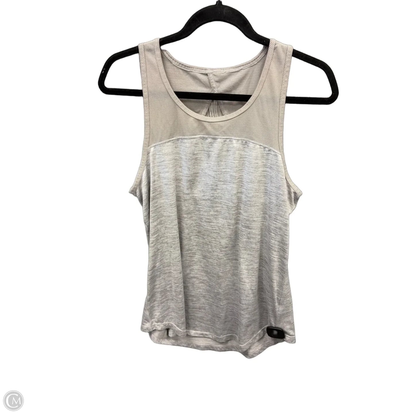 Athletic Tank Top By Reebok In Grey, Size: M