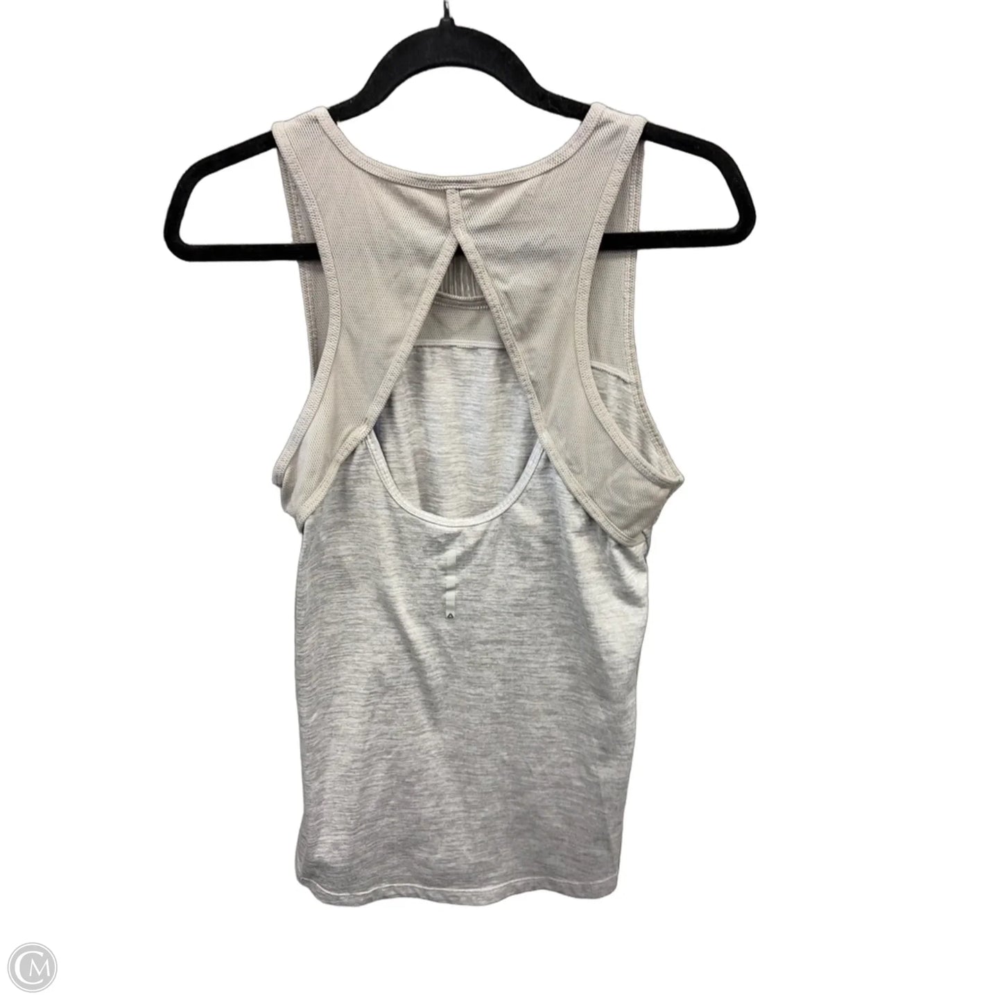 Athletic Tank Top By Reebok In Grey, Size: M