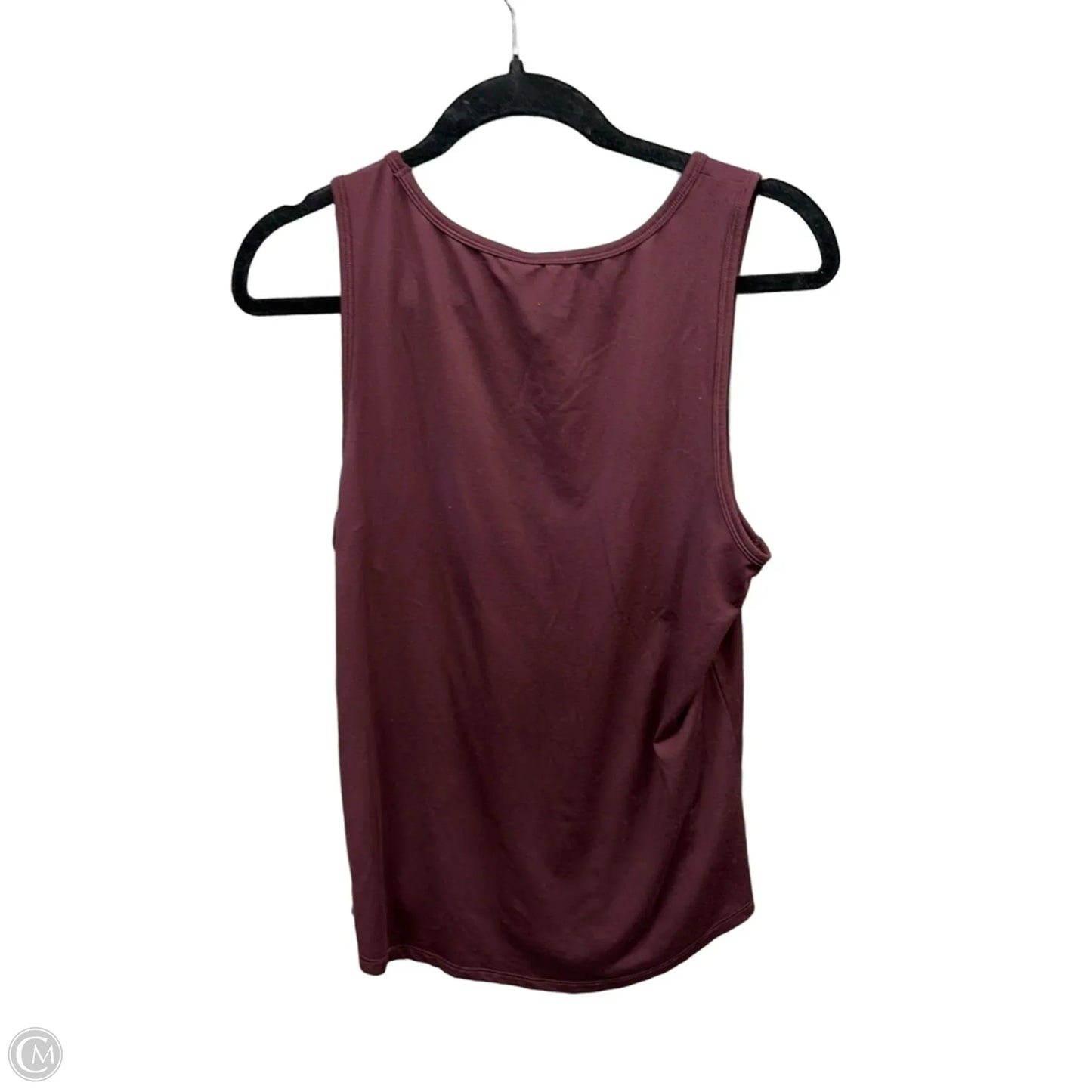 Athletic Tank Top By Yogalicious In Maroon, Size: L