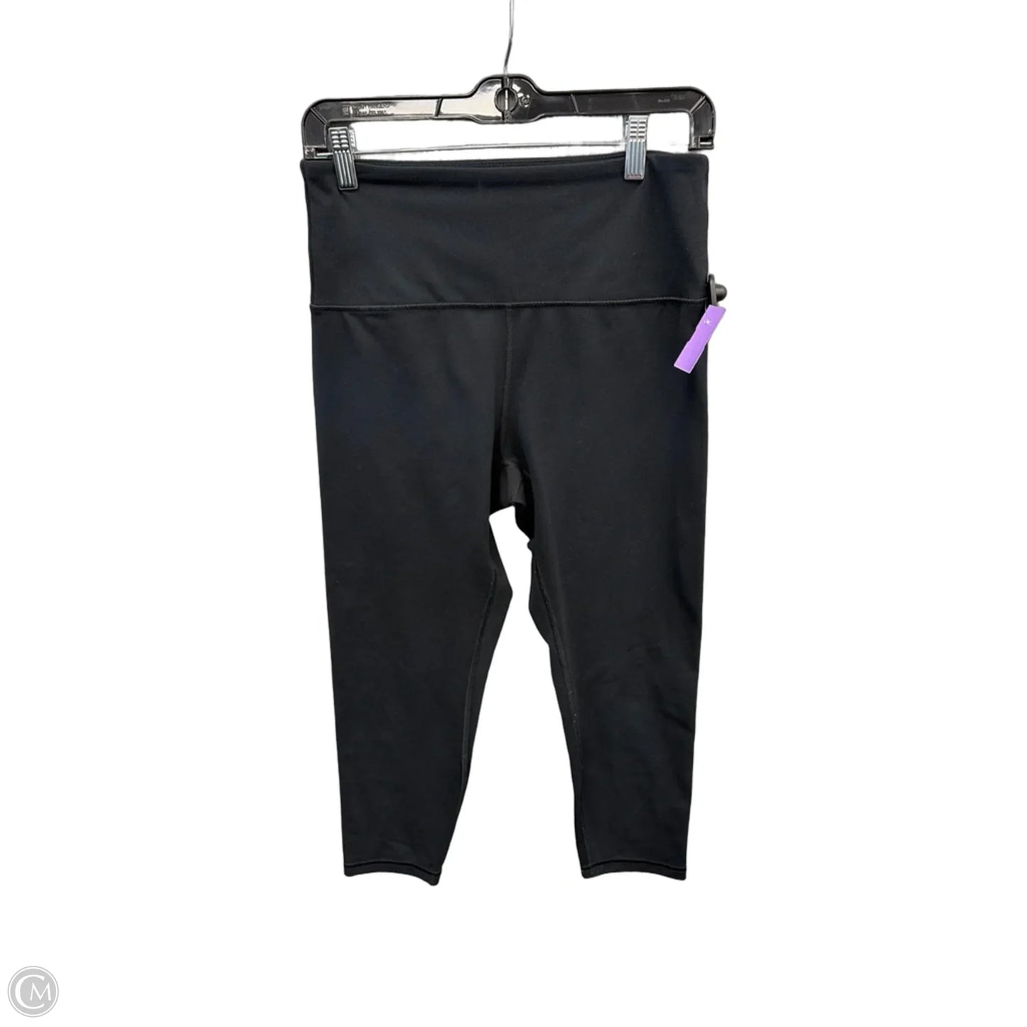 Athletic Leggings Capris By Zobha In Black, Size: L