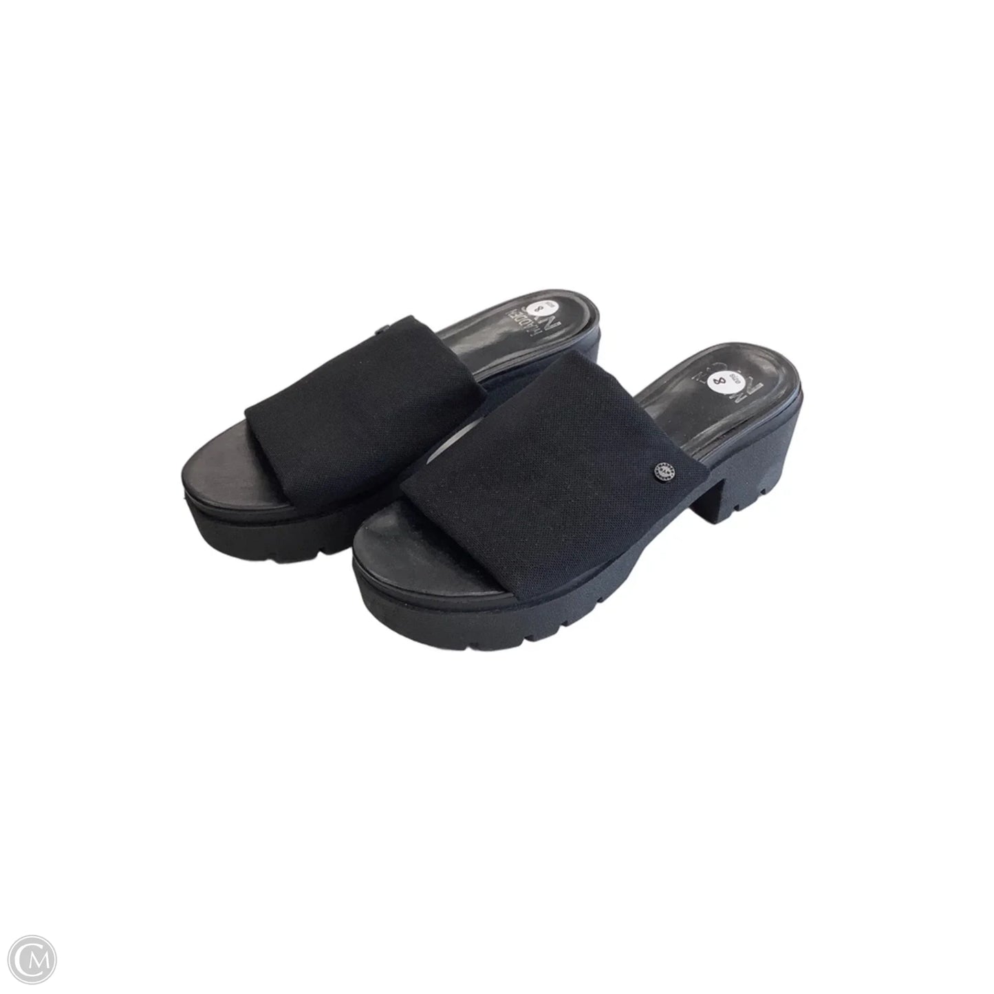 Sandals Heels Block By Madden Nyc In Black, Size: 8