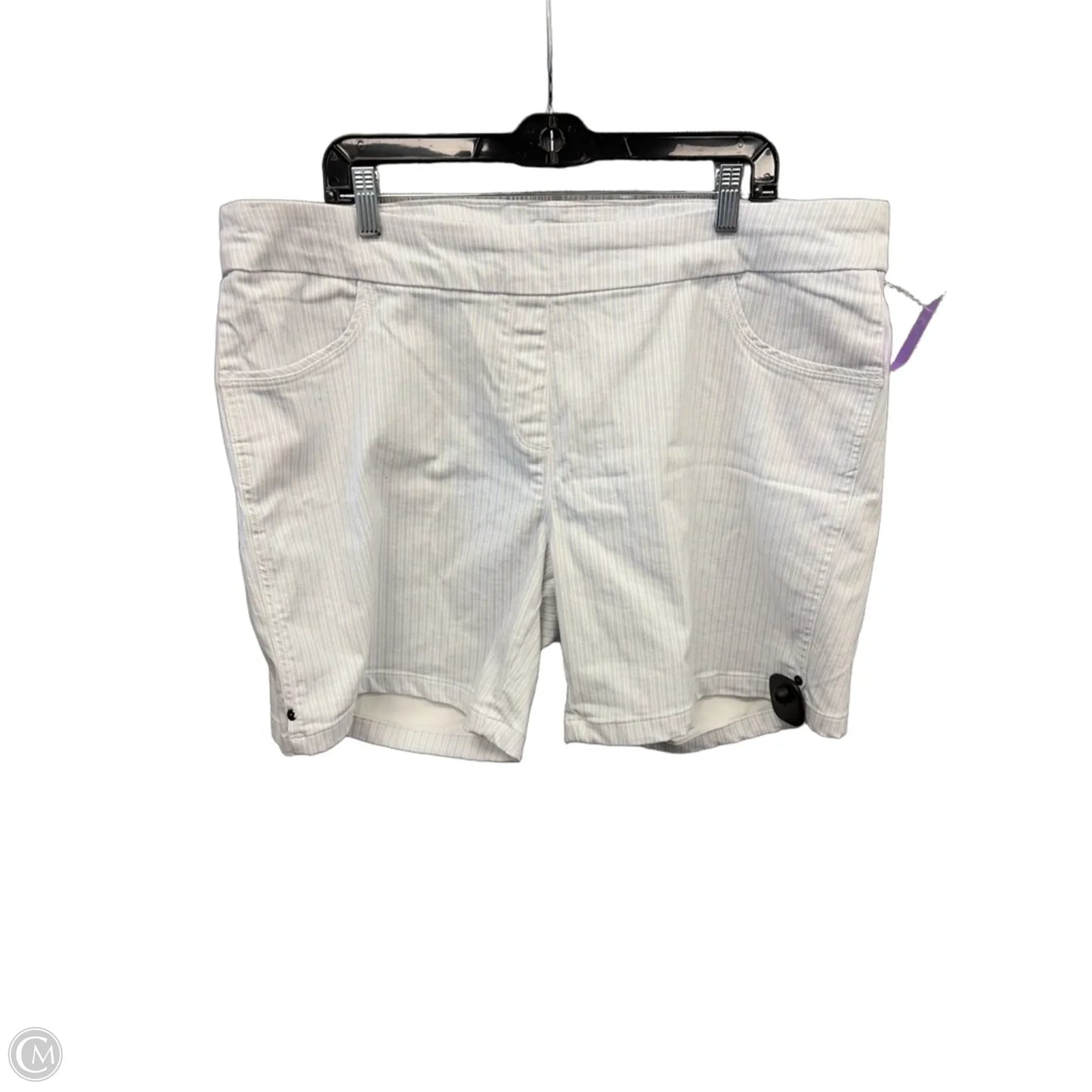Shorts By Liz Claiborne In Striped Pattern, Size: 20